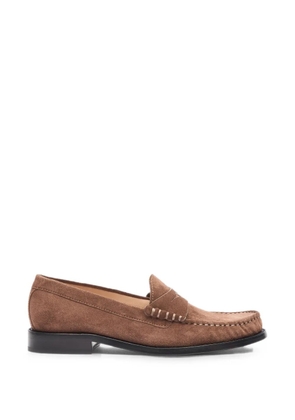 Stuart Weitzman Lottie suede loafers - Brown