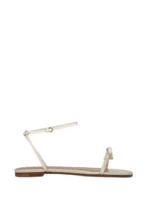 RED(V) bow-detail buckle-fastening sandals - Neutrals
