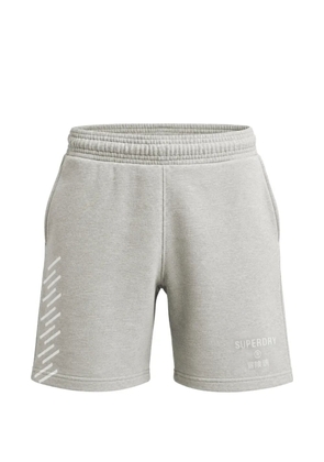 Superdry logo-print track shorts - Grey
