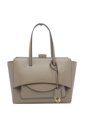HIDESINS Medium Flap Premiere leather tote bag - Grey