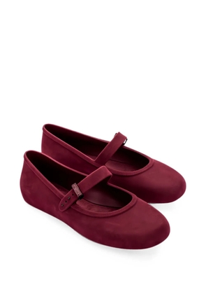 Melissa Soft Ballerina velvet ballet flats - Red