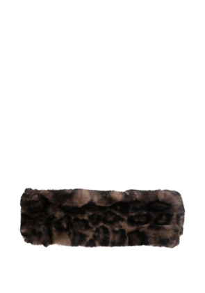 Apparis faux-fur hairband - Brown