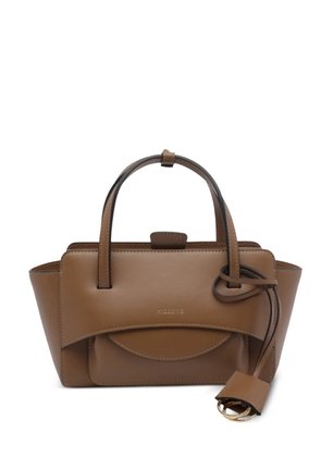 HIDESINS Flap S Premiere leather tote bag - Brown