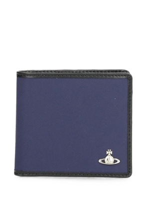 Vivienne Westwood Orb-plaque billfold wallet - Blue
