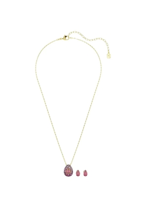 Swarovski Sublima crystal-embellished jewelry set - Gold