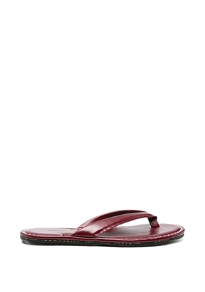 RIA MENORCA Leru contrast-stitched sandals - Red