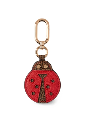 Borbonese ladybug leather keyring - Brown