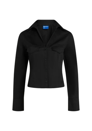 Karl Lagerfeld Jeans button-up flap-pocket shirt - Black