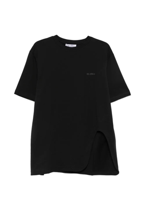 The Attico logo-embroidered T-shirt - Black