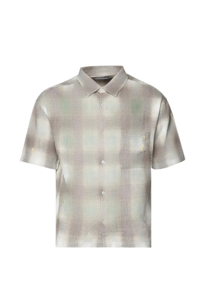 Nahmias check short-sleeve shirt - Neutrals