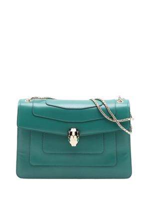 Bvlgari Pre-Owned 2020-2026 Medium Calfskin Serpenti Forever shoulder bag - Green