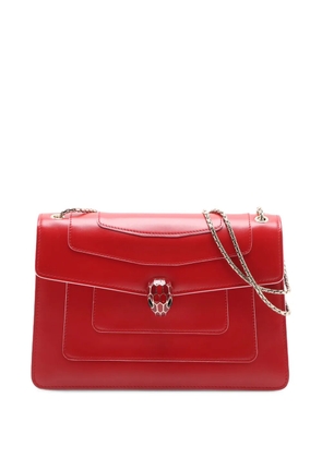 Bvlgari Pre-Owned 2012-2026 Medium Calfskin Serpenti Forever shoulder bag - Red