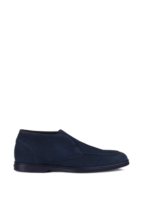Doucal's suede slip-on ankle boots - Blue