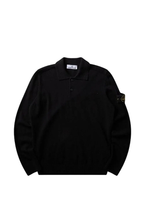 Stone Island 5100018 light rws geelong wool jumper - Black
