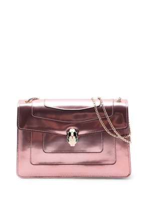 Bvlgari Pre-Owned 2010-2026 Small Patent Serpenti Forever crossbody bag - Pink