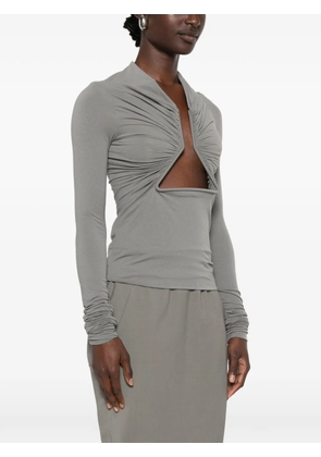 Rick Owens Prong cutout top - Grey