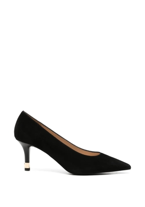 Furla pointed-toe suede pumps - Black