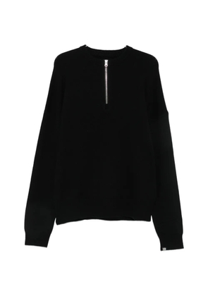 extreme cashmere Like zip-fastening sweater - Black