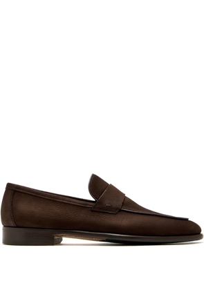 Magnanni penny leather loafers - Brown