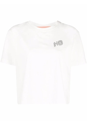 Viktor & Rolf bow-detail short-sleeved T-shirt - White