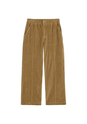 OAS Company Ander pintuck-detail trousers - Brown