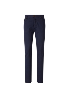 Richard J. Brown Milano logo-patch straight-leg jeans - Blue