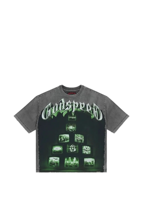 GODSPEED graphic-print T-shirt - Grey