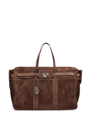 Brunello Cucinelli Explorer suede bag - Brown