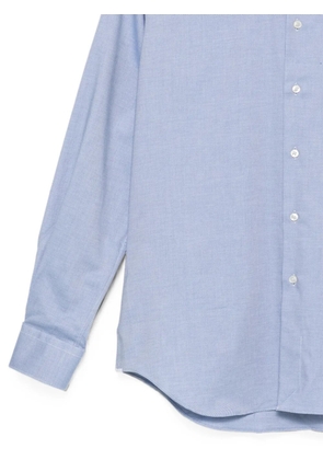 Xacus classic-collar long-sleeve shirt - Blue