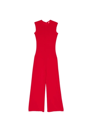 Norma Kamali sleeveless wide-leg jumpsuit - Red
