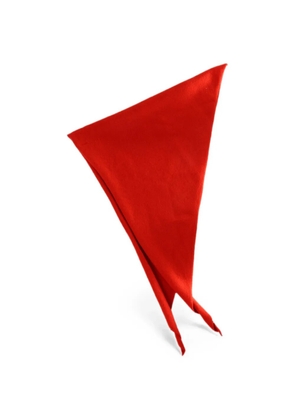 extreme cashmere Nº35 triangular bandana scarf - Red