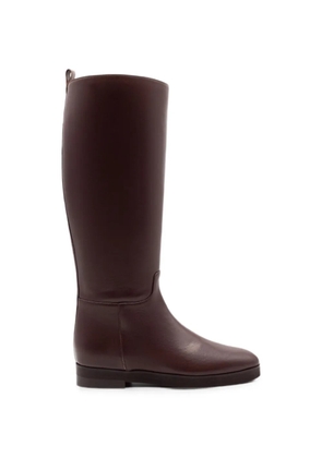 GIABORGHINI knee-high minimalist boots - Brown