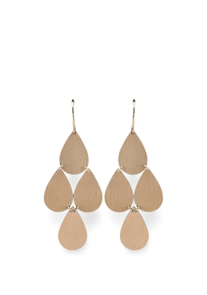 Irene Neuwirth four-drop chandelier earrings - Pink