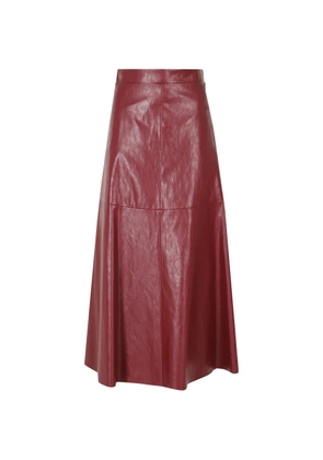 Federica Tosi crinkled-finish flared skirt