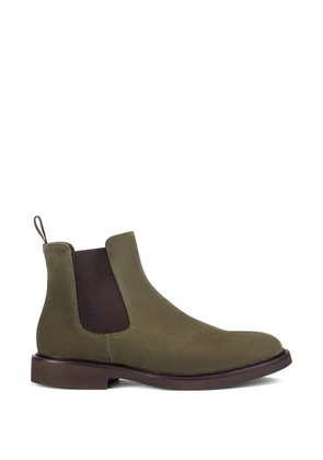 Doucal's suede Chelsea boots - Green