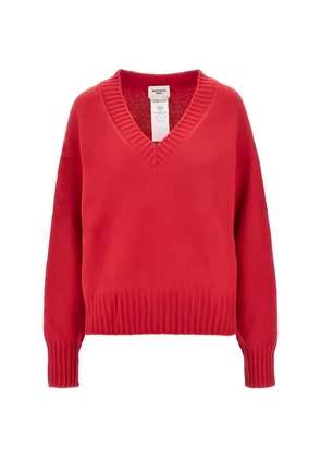 Weekend Max Mara V-neck knitted sweater - Red