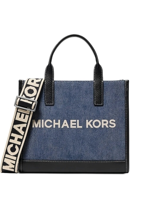 Michael Kors Cooper denim convertible cross body bag - Blue