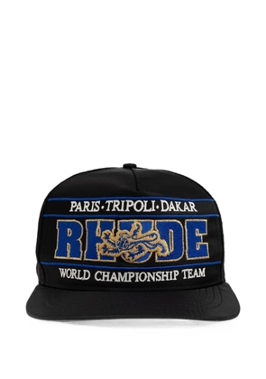 RHUDE logo-embroidered baseball cap - Black