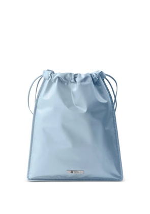 Prada Wish silk duchesse pouch - Blue