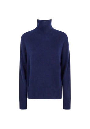 Seventy roll-neck cashmere sweater - Blue