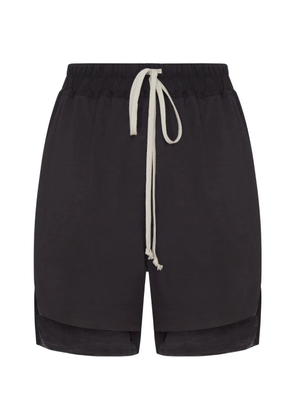 Rick Owens Tower boxers in black wool-silk jersey