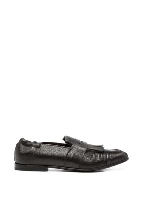 Spina fringed-detail loafers - Brown