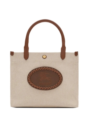 Burberry 迷你 Clovelly 托特包 - Neutrals