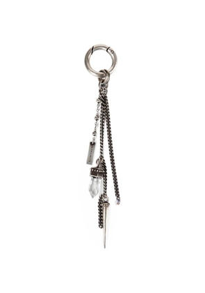 Ann Demeulemeester Sima curb-link keyring - Silver