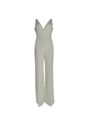 Roland Mouret V-neck sleeveless jumpsuit - White