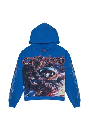 GODSPEED Podium Dreams graphic-print hoodie - Blue