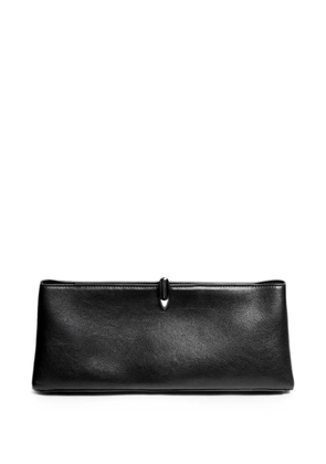Vera Wang grained leather clutch bag - Black