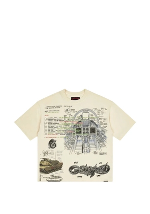 GODSPEED graphic-print T-shirt - Neutrals