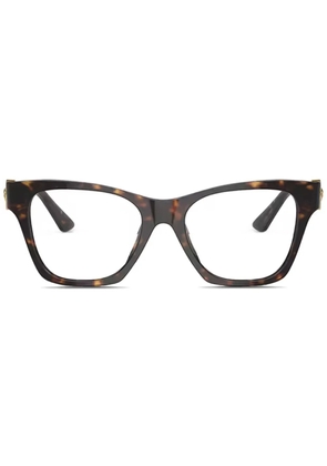 Versace Eyewear square-frame glasses - Brown