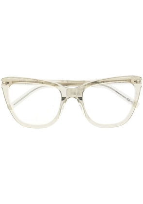 Saint Laurent Eyewear clear-lens glasses - Green